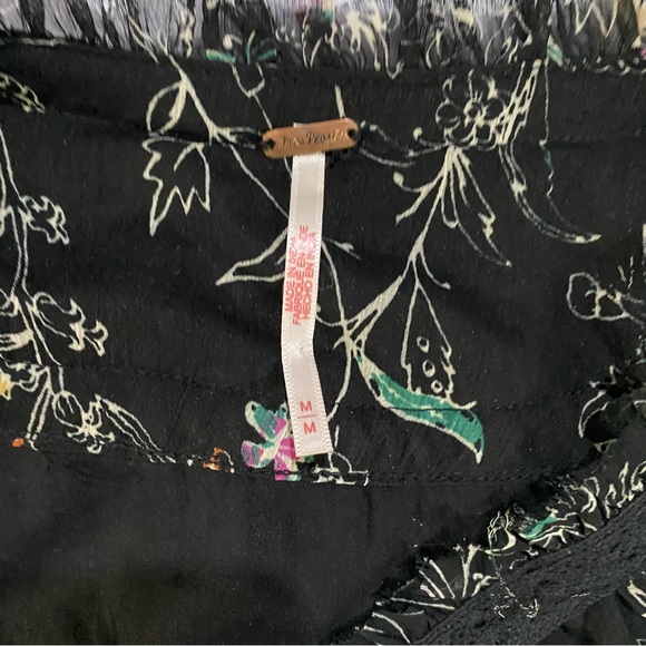 Free People Cassis Chiffon Dress Medium - Picture 4 of 10